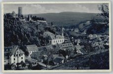 55442 W6534 Stromberg , Hunsrück - Kirche, Ortsansicht