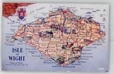 Isle of Wight - Leporello, Kartenausschnitt