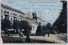 10115 W1000 Neukölln - Hohenzollernplatz , Kaiser Wilhelm Denkmal