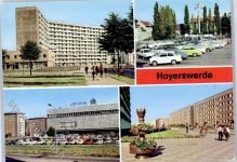 02977 O7700 Hoyerswerda - Postamt Kaufhaus Platz der roten Armee