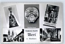 59457 W4760 Werl - Wallfahrts-Basilika Päpstliches Wappen