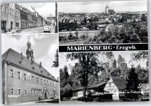 09496 O9340 Marienberg , Erzgeb - Rathaus, Zschopauer Tor