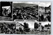 65589 W6253 Hadamar , Westerw - Stadttor Rathaus Kriegerdenkmal Postamt