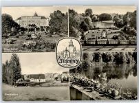 14827 O1825 Wiesenburg , Mark - Ehemaliges Schloß Park Goetheplatz