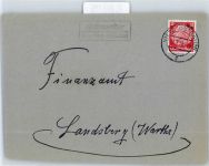 Vietz Witnica - Landpoststempel Fichtwerder