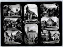 97215 W8704 Uffenheim - Spitalkirche Sparkasse Landratsamt Friedrich Ebert Straße