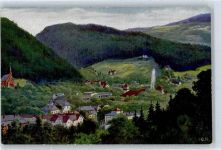 Bad Reinerz Duszniki Zdroj Lithographie