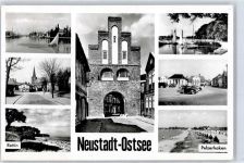 23730 W2430 Neustadt in Holstein - Rettin Pelzerhaken Kremper Tor Hafen Kirche