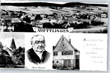 75378 W7263 Möttlingen , Württ - ev. Kirche Geburtshaus Dittus Pfarrer Blumhardt
