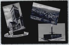 97653 W8743 Bischofsheim a d Rhön - Stadtturm Historischer Brunnen