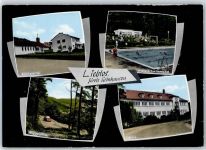 63584 W6466 Lieblos - Kirche Schwimmbad Schule