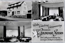37441 W3423 Steina , Südharz 1967 - Hotel Pension Goldener Stern