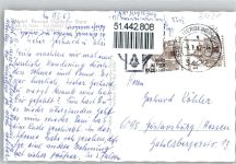 37441 W3423 Steina , Südharz 1967 - Hotel Pension Goldener Stern