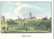 Tallinn Reval Künstlerkarte Schmiedepforte, Harju Värav, Epping-Turm, Kirche