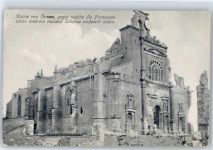 77170 Servon 1915 - Kirche nach Zerstörung Feldpost WK I