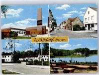 64546 W6082 Walldorf , Hess - Ev. Kirche Kiefernweg Bruchwiesen-See Ludwigstraße