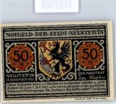 Neustettin Szczecinek Notgeldschein 50 Pfennig