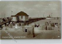 23747 W2435 Dahme , Holst - Anlegender Dampfer Strand
