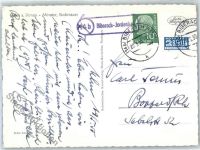 88400 W7950 Jordanbad - Landpoststempel Münster Stadtmauer Ulm Donau Notopfer