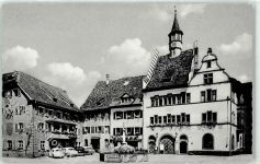 79219 W7813 Staufen , Breisgau - Rathaus Auto VW Käfer