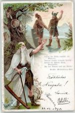 Patriotik Harfe Künstlerkarte
