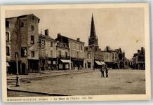 86110 Mirebeau - La Place et l Eglise