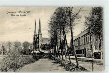 Oostacker Oostakker 1917 - Kirche Alle des Fosses Feldpost WK I