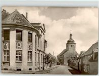 39356 O3243 Weferlingen , Aller - Kirchstrasse mit St Lamberti Kirche