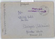 57635 W5231 Mehren , Westerw - Landpoststempel