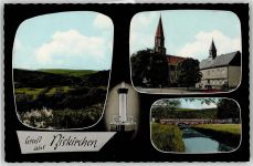 35638 W6337 Biskirchen , Kr Wetzlar - Kirche Brücke