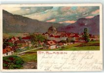 W7822 St. Blasien Mutter, K. 1899 Künstlerkarte