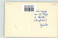 32791 W4937 Hörste , Lippe - Ort handschriftlich Bergheim