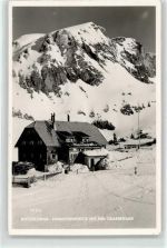 Sonnschienhütte - Berghütte Winter Hochschwab Graserwand Hüttenstempel