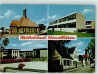 25764 W2244 Wesselburen - Kirche Schule Dorfstrasse