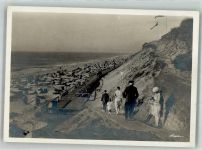25980 W2280 Sylt-Ost 1931 Foto AK Schwimmbad Strand Mode