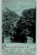 63924 W8764 Kleinheubach 1898 - Eingang zum Fürstl. Löwenst. Park Mond