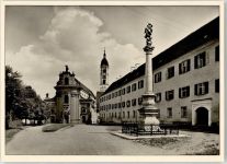 88416 W7955 Ochsenhausen - ehemaliges Benediktinerkloster Kirche Säule