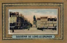 39000 Lons-le-Saunier - Lons-le-Saunier (Frankreich) Leporello II- (kleine Abschürfung VS, Stauchung, Ecken abgestossen, fleckig RS)