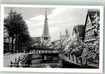 21635 W2155 Jork , Niederelbe Foto AK Kirche Borstel