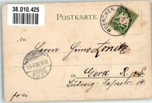 80331 W8000 Nymphenburg 1899 Lithographie sign. Kley