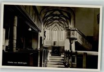 75378 W7263 Möttlingen , Württ Foto AK Kirche innen