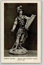 O8250 Meißen , Sachs Krieger-Figur Meissner Porzellan