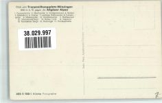 72525 W7420 Münsingen , Württ Foto AK Truppenübungsplatz Allgäuer Alpen