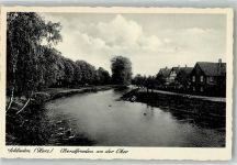 38315 W3342 Schladen Foto AK An der Oker