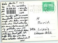 18556 O2332 Altenkirchen , Rügen - Strasse des Friedens Drewaldke Kirche