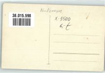 99734 O5500 Nordhausen , Thür Foto AK Wohnhaus Ort handschriftlich