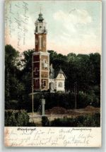 25348 W2208 Glückstadt 1907 Gebrauchsspuren Aussichtsturm