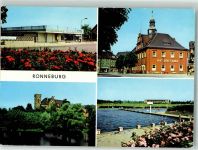 07580 O6516 Ronneburg , Thür - Rathaus Schwimmbad