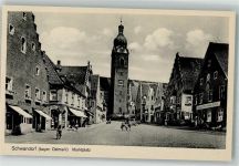 92421 W8460 Schwandorf , Bay Foto AK Maktrplatz Apotheke