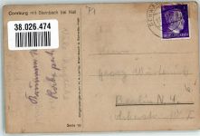 74523 W7170 Comburg 1943 Gebrauchsspuren Burg Comburg